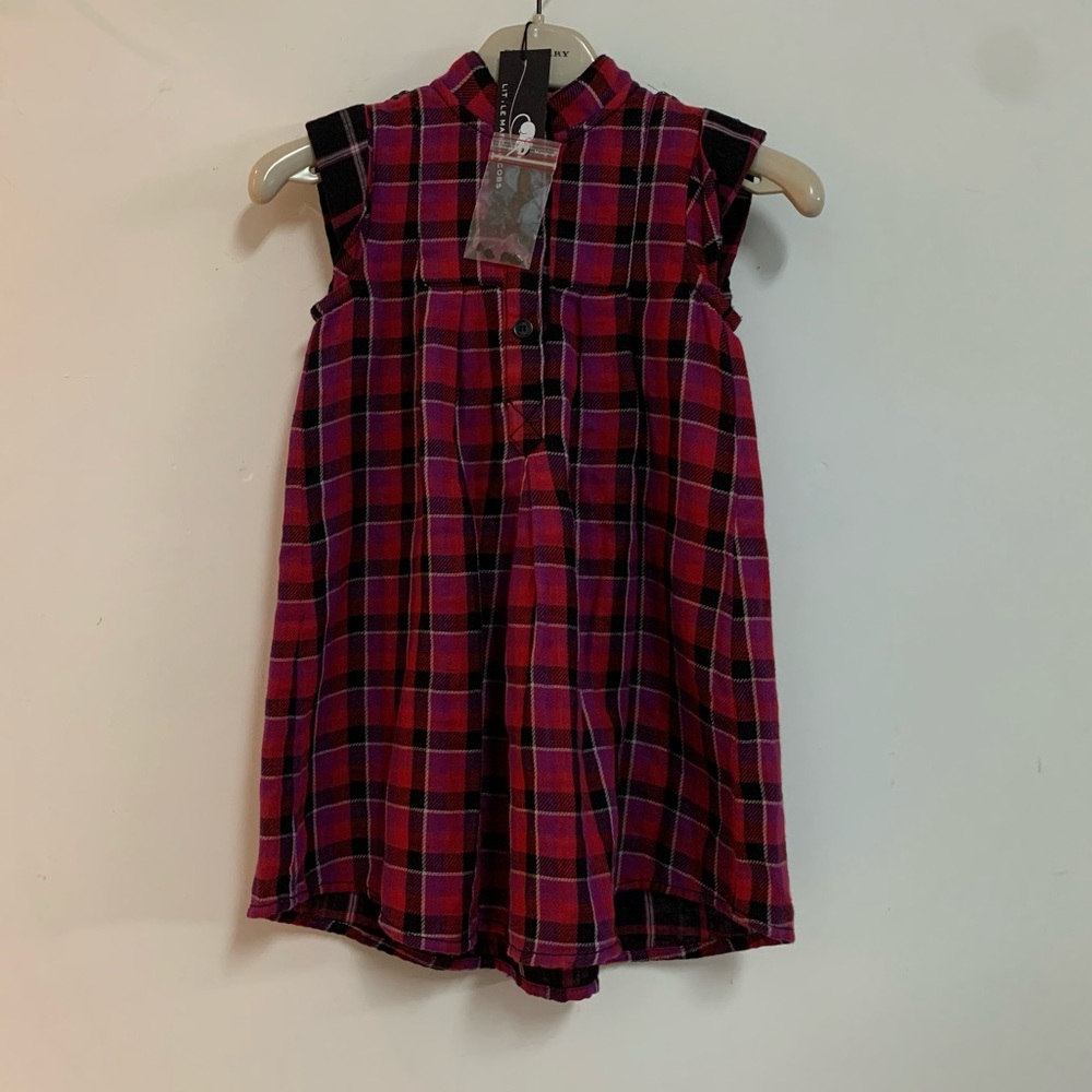 Little Marc Jacobs Brushed Cotton Tunic Dress